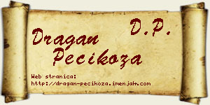 Dragan Pecikoza vizit kartica